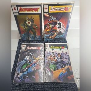 Bloodshot Vintage 1993 #1, #2, #3, #4 Still Sealed,  Mint Condition.